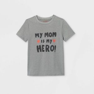 Cat & Jack ‘My Mom is my Hero' Short Sleeve Shirt NWT